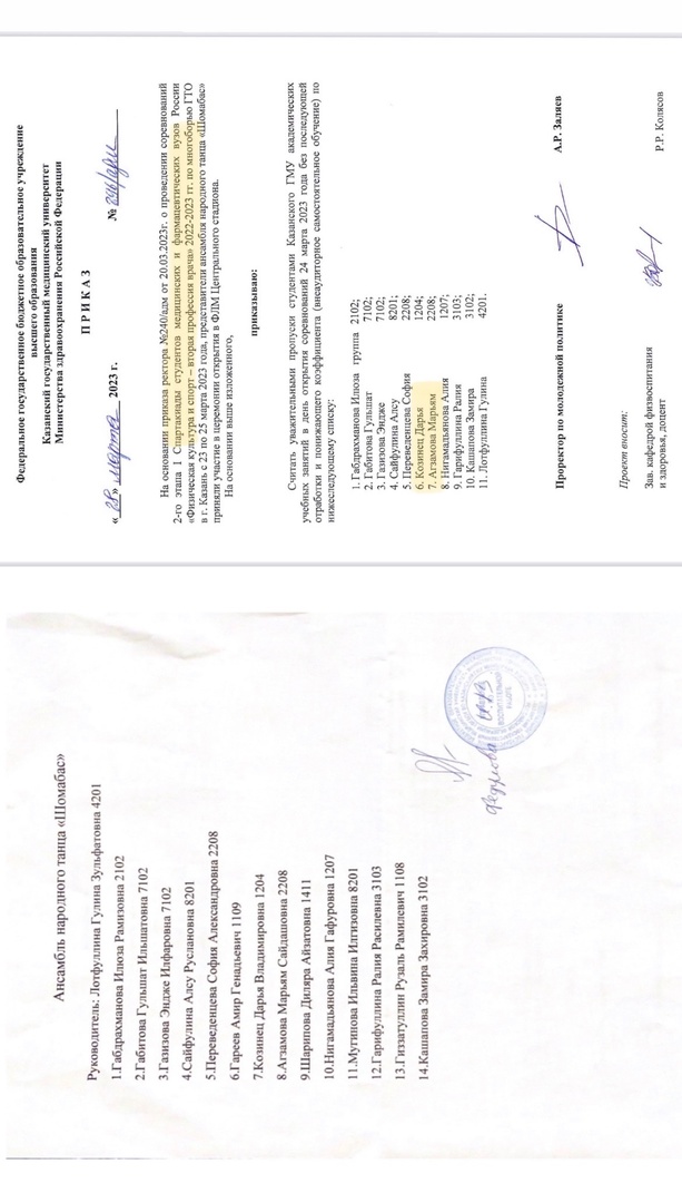 Спартакиада медицинских вузов России